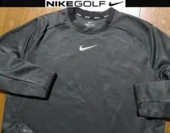 【大きい】5-6L4XL5XL日本サイズ位ナイキゴルフUSAカーボン調長袖シャツ