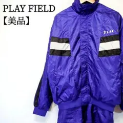 【美品】90s PLAY FIELD Y2K 上下セット ナイロンジャケット