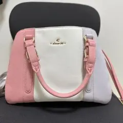 4℃ ボストンバッグ ハンドバッグ ピンク