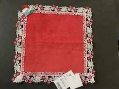 【新品未使用】近沢レース　どすこい日本　タオルハンカチ　赤