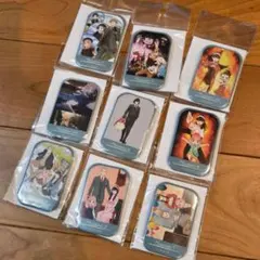 〇30【人気アニメ】SPY×FAMILY スクエア缶バッジ 9枚セット