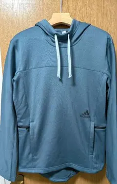 adidas　アディダス　パーカー M ダークブルー