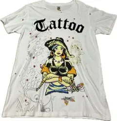 Ed Hardy 半袖 Tシャツ ホワイト Mサイズ USA アメリカ製のサムネイル