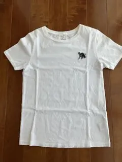 値下中　LOUNIE ホワイト 半袖Tシャツ 馬の刺繍⭐️⭐️のサムネイル