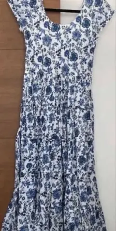 MARIHA 草原の虹のドレス　マキシ丈 ロングワンピース 花柄　フラワー