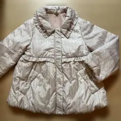 【美品】anyFAM ニット柄　中綿アウター　140cm