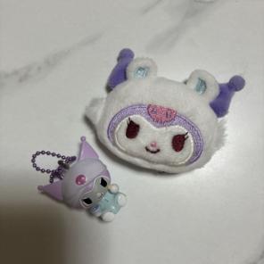 クロミ モモンガ ヘアクリップとキーホルダー