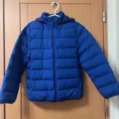 美品★ユニクロ パフテックウォッシャブルパーカ 160フード取り外し可能