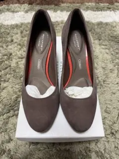 ロックポート ROCKPORT ピンクページュ スエードヒール