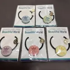 【未使用】嵐　会場限定　Beautiful World ヘアゴム5色セット