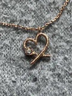 ピンクゴールド色チェーンネックレス 約40cm