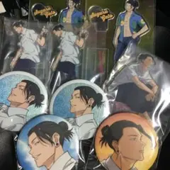 呪術廻戦 懐玉・玉折 夏油傑 缶バッジ アクリルスタンド