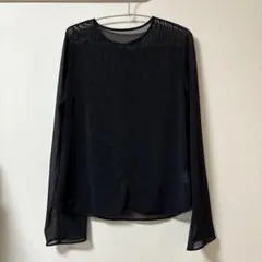 ユニクロ　マメクロゴウチ　シアークルーネックT ブラックXL