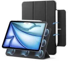 ESR iPad Air 11インチ ケース 第5/4世代 吸着式 ブラック