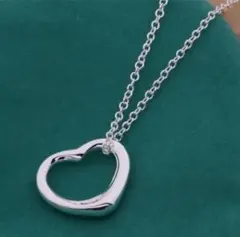 オープンハート ネックレス