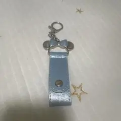 ディズニー　カチューシャホルダー　シルバー　青　水色 ミニー