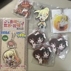 この素晴らしい世界に祝福を！UFOつままれ　アクリルキーホルダー ラバー　新春