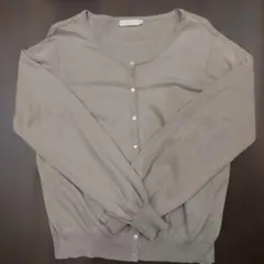 earth music&ecology ベージュ長袖カーディガン