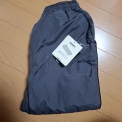 【新品未使用】kaepa　メンズS　暖かパンツ　裏地フリース　チャコール