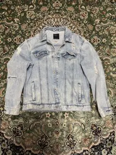 ダメージ加工　デニム　ジャケット Gジャン