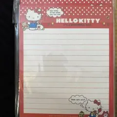 ハローキティ 便箋 シール付き
