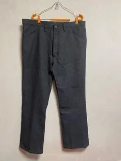 90s Wrangler スラックス 42x32 ダークグレー US