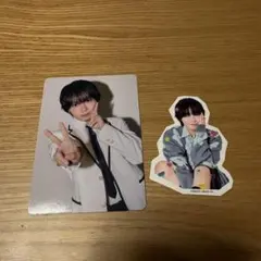 大西流星 HARDWORK 制服トレカ ステッカー