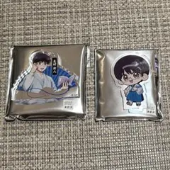 銀魂 京王 アクリルブロック ミニキャラアクリルスタンド ステッカー 新八セット