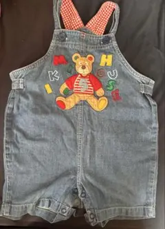 MIKIHOUSE デニムオーバーオール 90