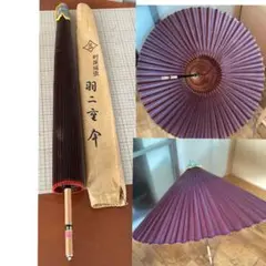 高級 別撰絹張 羽二重傘 蛇の目傘 番傘 長期保管 美品
