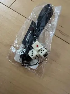 THREE DICE モバイルストラップ ブラック