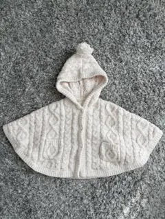 gelato pique (ジェラートピケ)ベビーポンチョ アウター80-90