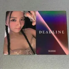 BLACKPINK　DEADLINE 特典　トレカ　ジス　アルバム　限定