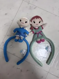 香港ディズニー　カチューシャ　アナと雪の女王　エルサ