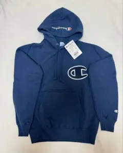 Champion プルオーバーパーカー C3-L119 ネイビー S