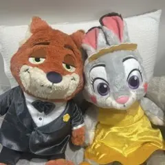ニック・ワイルドとジュディ・ホップス ぬいぐるみセット