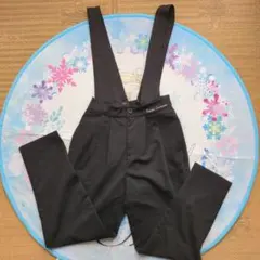 Repipi Armario ブラックオーバーオール　XS 140cm~150㎝