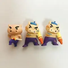 ぶりぶりざえもん　フィギュア3点セット