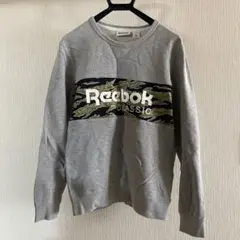 Reebok クルーネック トレーナー グレー