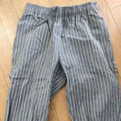 美品　GUジーユーシェフパンツ　ストライプパンツ　Ｌ