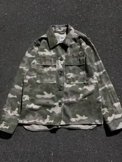 00s OLD GAP ミリタリージャケット カモフラージュ Y2K