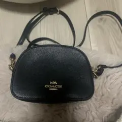 COACH ブラック ショルダーバッグ