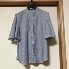 SonnyLabel バタフライスリーブブラウス サニーレベル　ストライプのサムネイル