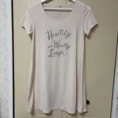 gelato pique ロゴTシャツワンピース　 半袖 ピンク