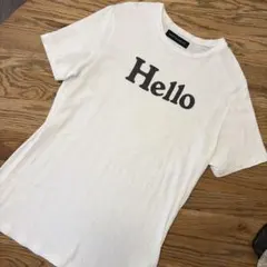 MADISONBLUE Hello Tシャツ ホワイト 01のサムネイル