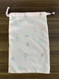 チャコット バレエ柄 巾着袋のサムネイル