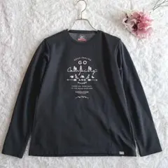 ミズノ　ハレニモリ　長袖Tシャツ　M グレーのサムネイル