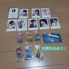 【未使用】Snow Man　特典　グッズまとめ売り　キーホルダー　チェキ風&名刺