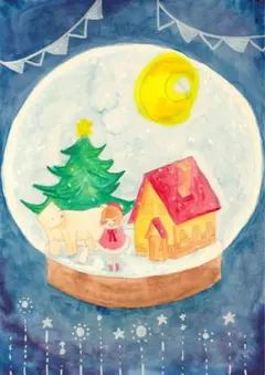 クリスマスポストカード