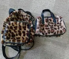 豹柄　リュック　ショルダーバッグ　まとめ売り